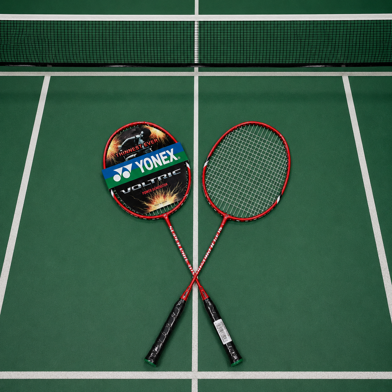 راکت بدمینتون یونکس جفتی کربن دار YONEX + هدیه
