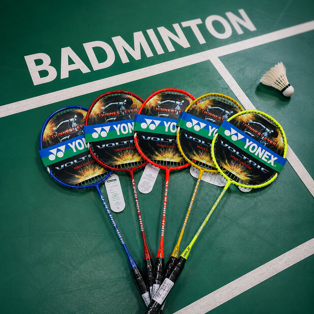 راکت بدمینتون یونکس جفتی کربن دار YONEX + هدیه
