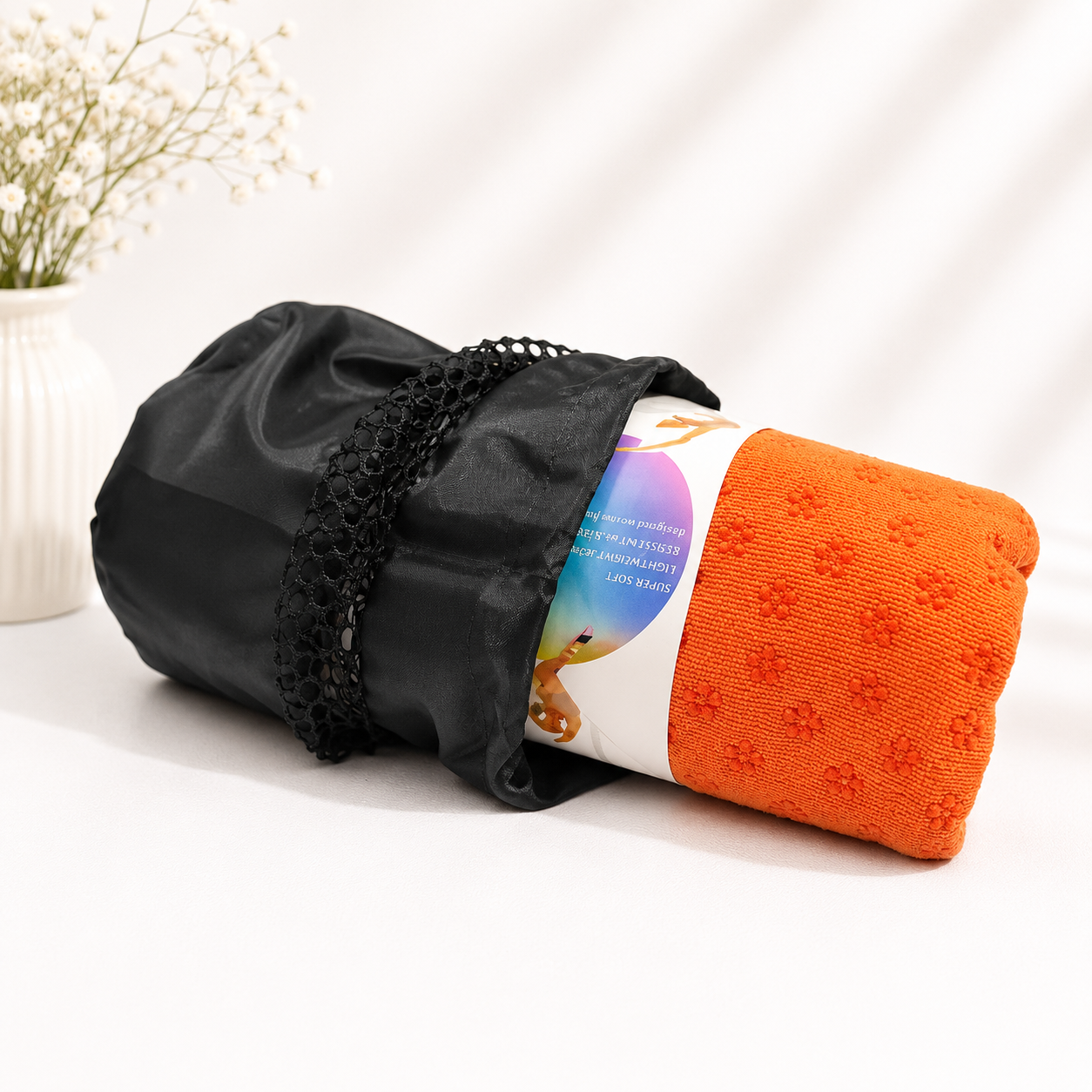 حوله یوگا Super Soft طرحدار در چهار رنگ