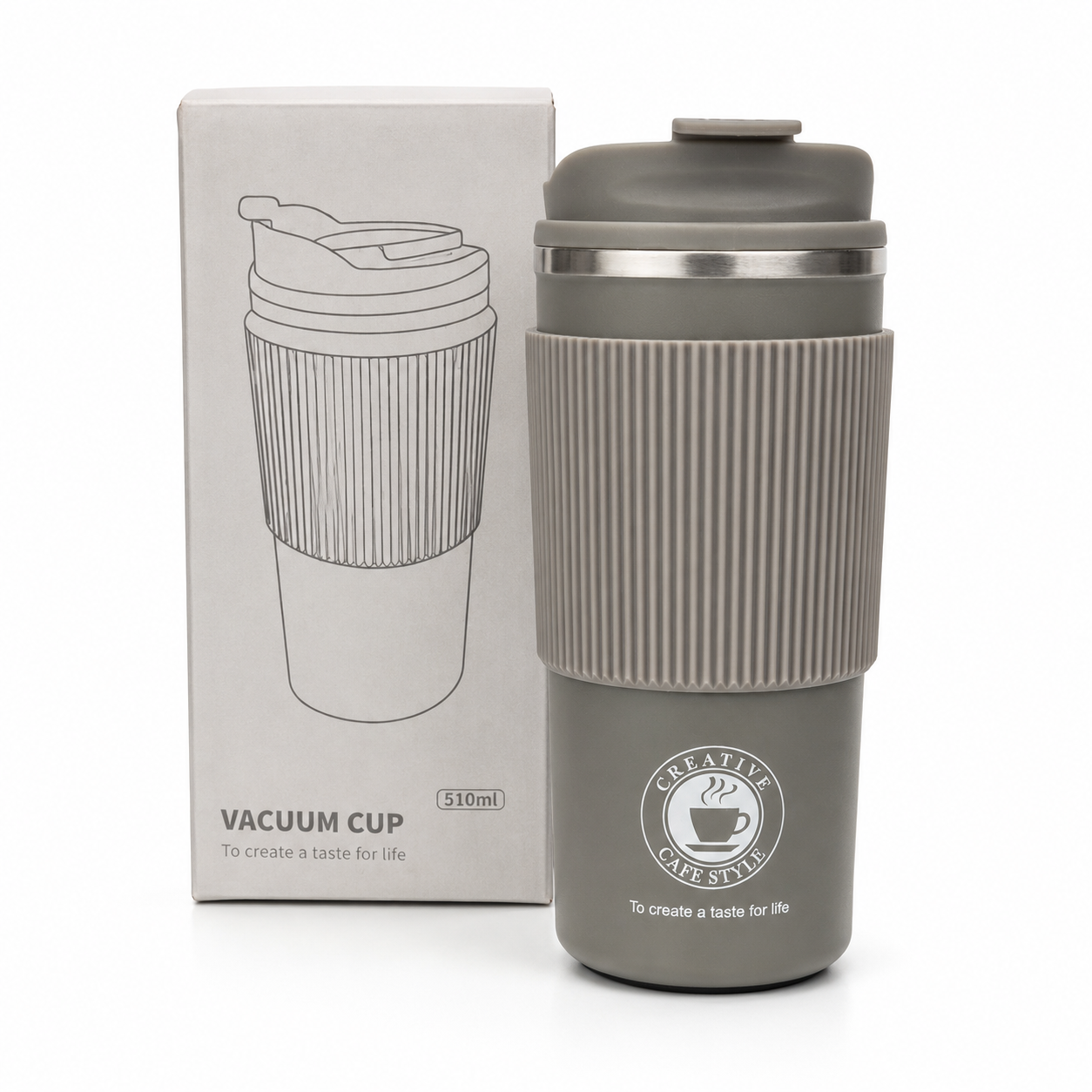تراول ماگ دوجداره Creative Cafe Style ظرفیت 510 میلیلیتر
