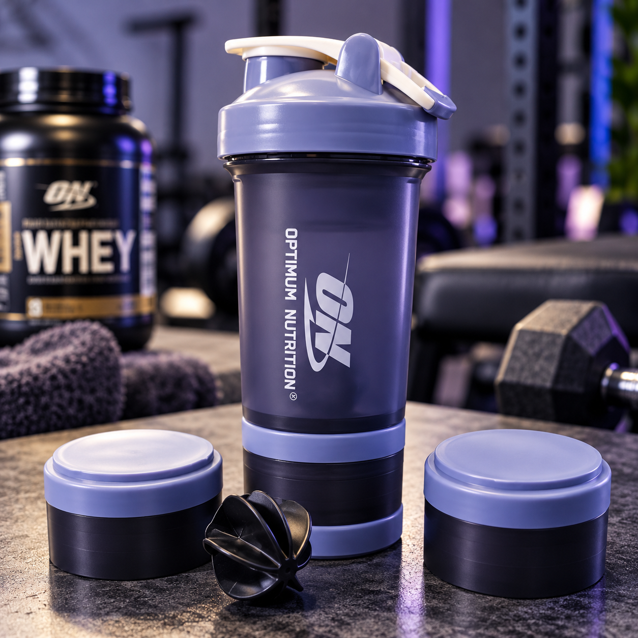 شیکر بدنسازی Optimum Nutrition چندبخشی