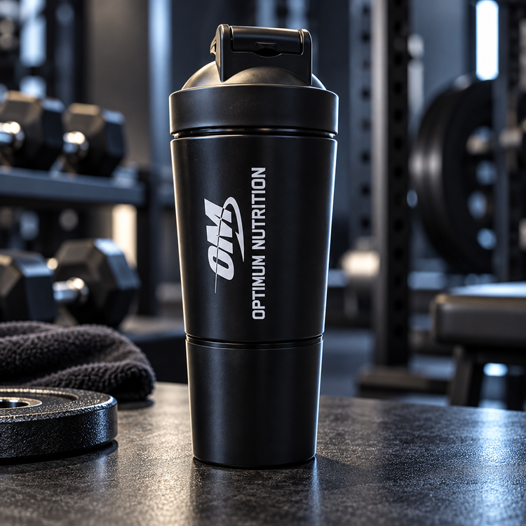 شیکر استیل OM دو تکه Optimum Nutrition