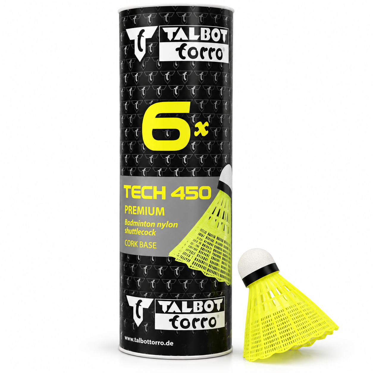 توپ بدمینتون نایلونی Talbot Torro Tech 450